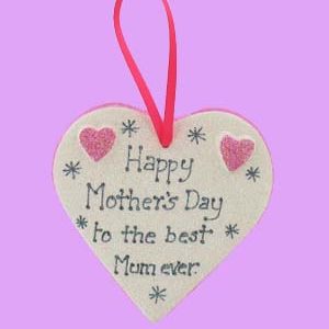 Happy Mother's Day Plaque (click for choice of messages)